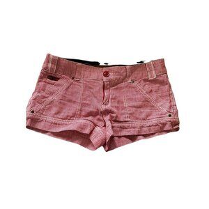 Angel Kiss Red white stripe shorts woman’s size 9